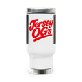 Travel Mug — "Jersey OG's" Red Script Stainless Steel 14oz